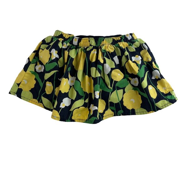 Gymboree Infant Girls Floral Skirt Blue Yellow Size 12-18 Months - Picture 2 of 7